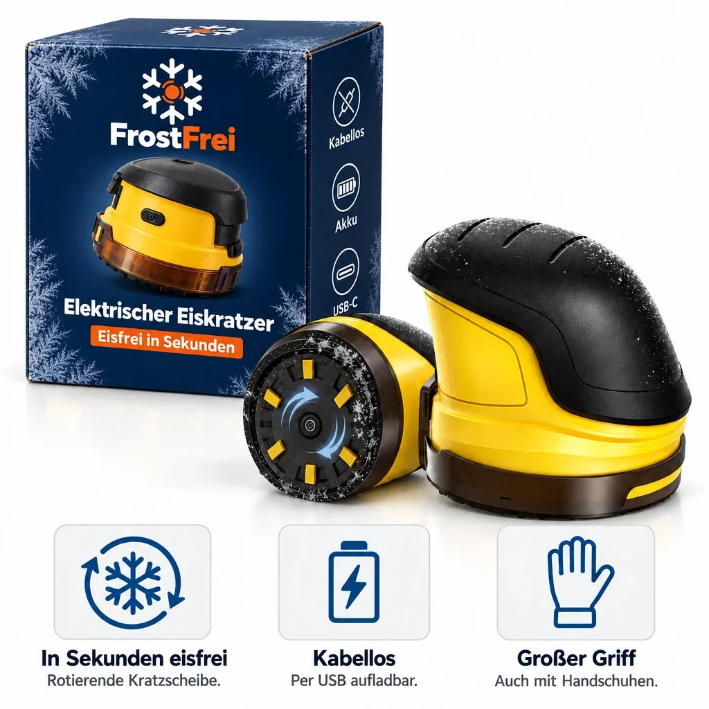 FrostFrei Elektrischer Eiskratzer mit Verpackung